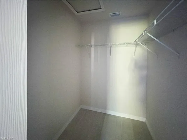 View of spacious closet