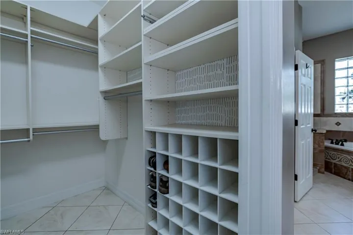 Primary custom closet