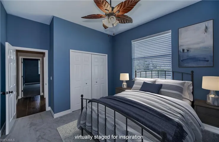 2nd bedroom virtually staged for inspiration