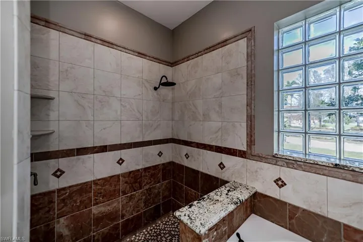 Separate shower