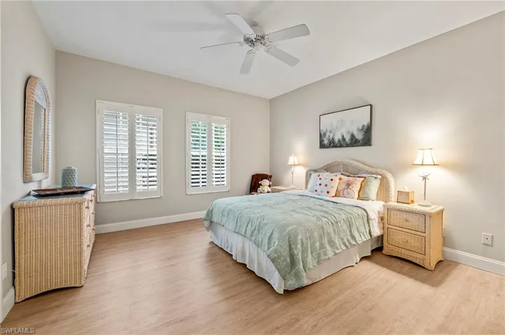 2nd Guest Bedroom featuring wood-type flooring and ceiling fan