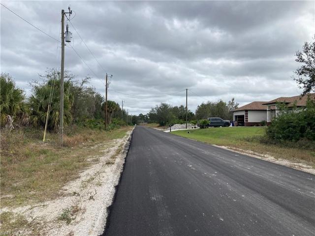 Freshly paved road