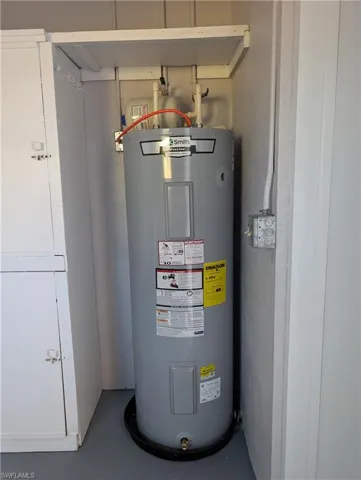 New electric water heater permitted and installed to building code