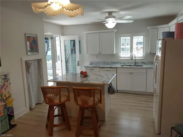 Light bright kitchen.  Plenty of storage.