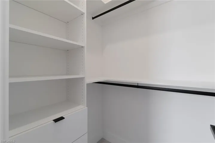 View of spacious closet