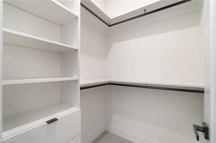 View of spacious closet