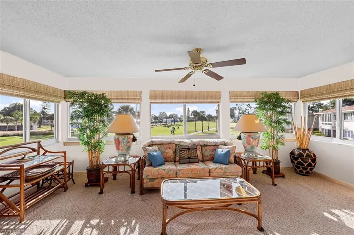 Sunroom staged without wallpaper