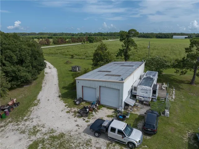 Drone / aerial view with a rural view