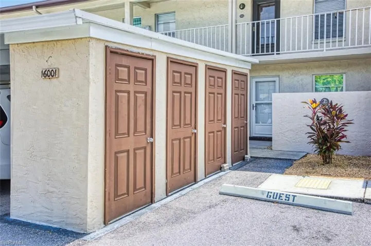 View of exterior storage