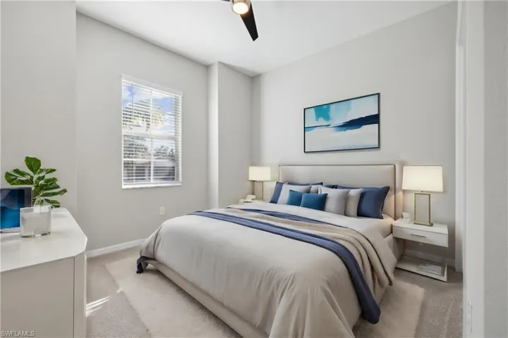 Bedroom 3 staged