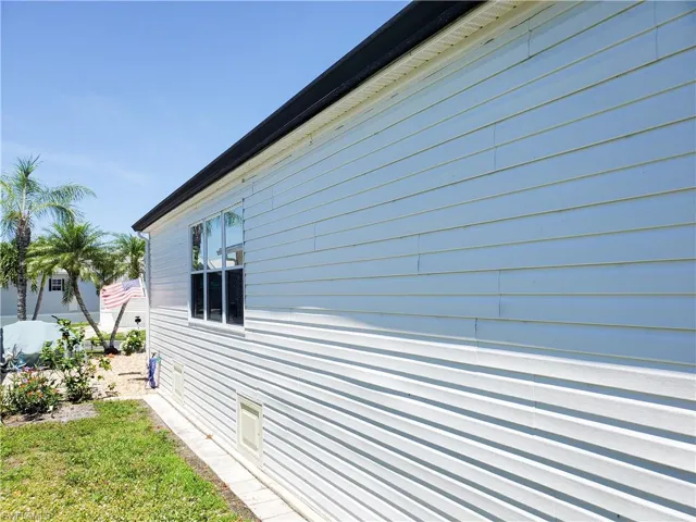 Reinforced siding done during renovation.