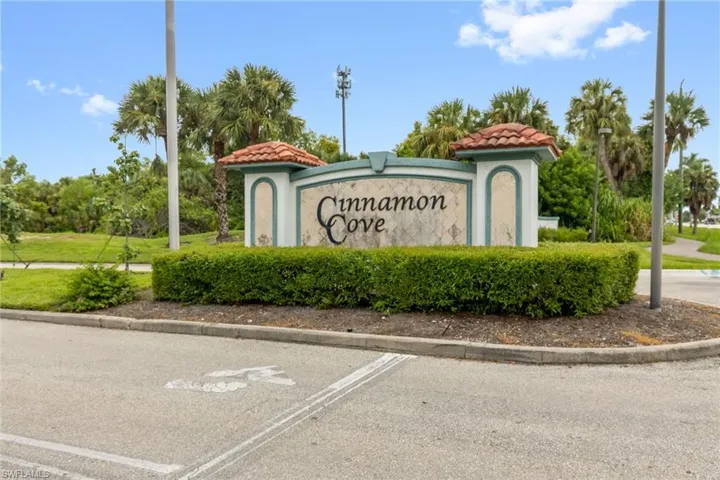 Cinnamon Cove Marquee at Entrance