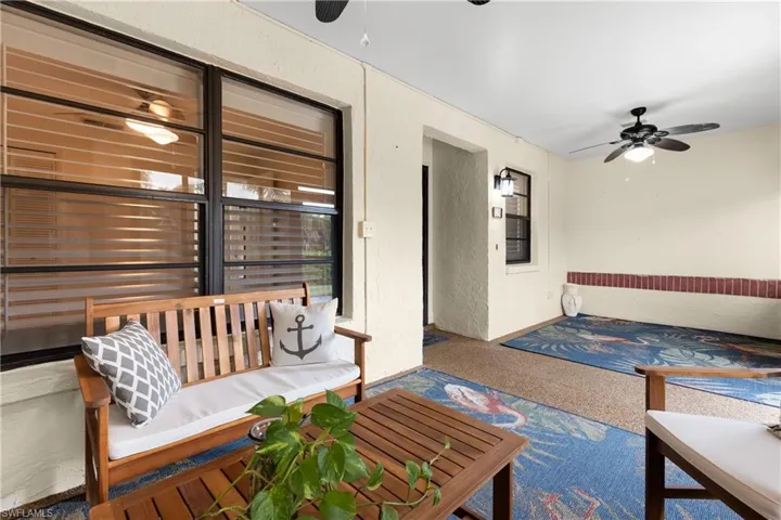 Large Front Patio is Air Conditioned.