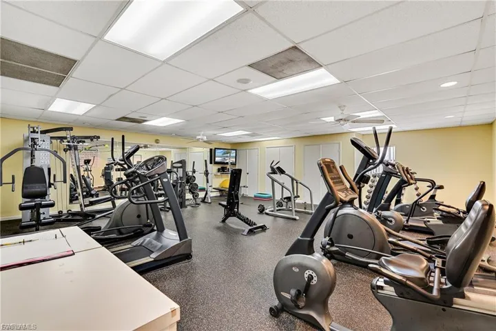 Partial view of Clubhouse Gym