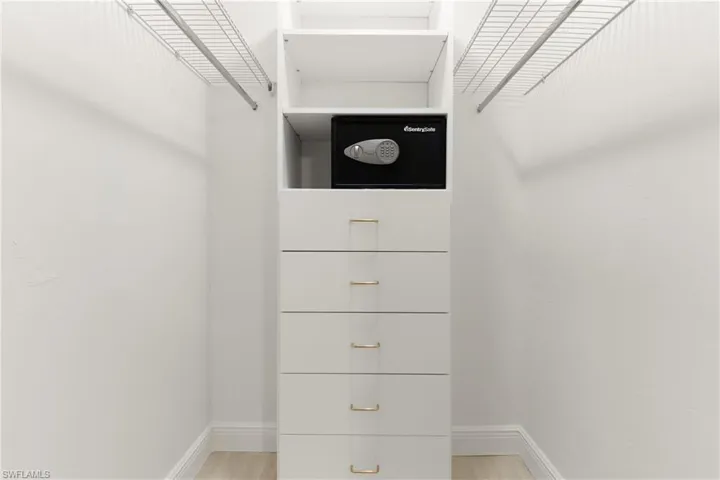 Walk-in Closet in Second Bedroom.