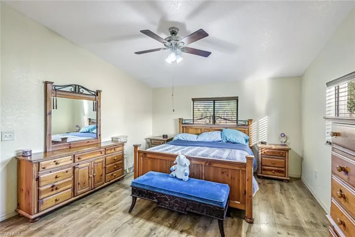 Master Bedroom in main house.