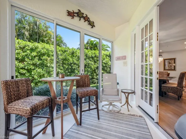 Versatile Lanai Space with Sliding Glass Doors