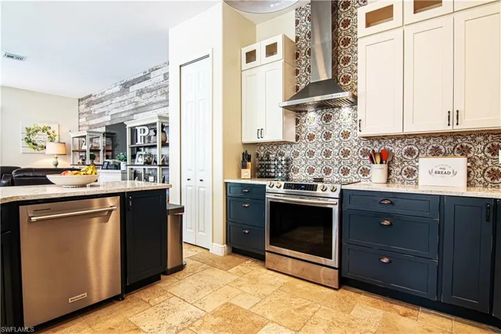 So much beautiful cabinetry and lots storage space!