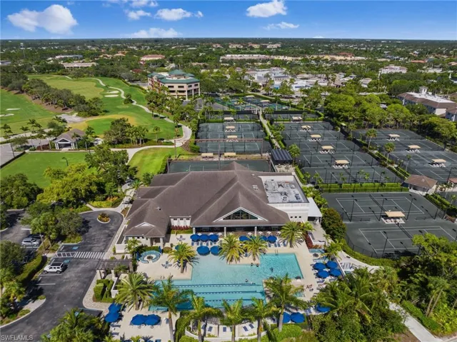 Bonita Bay Club resort pool and Breezeway Bar & Grill