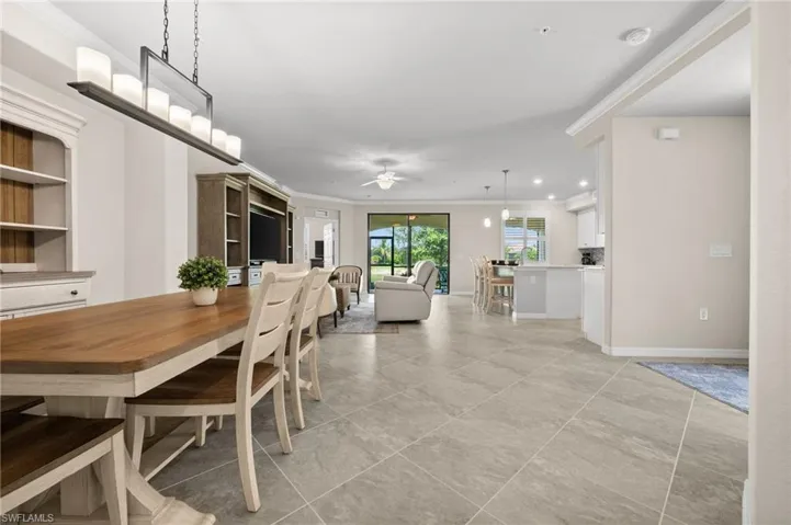 Tile Floors throughout the living areas