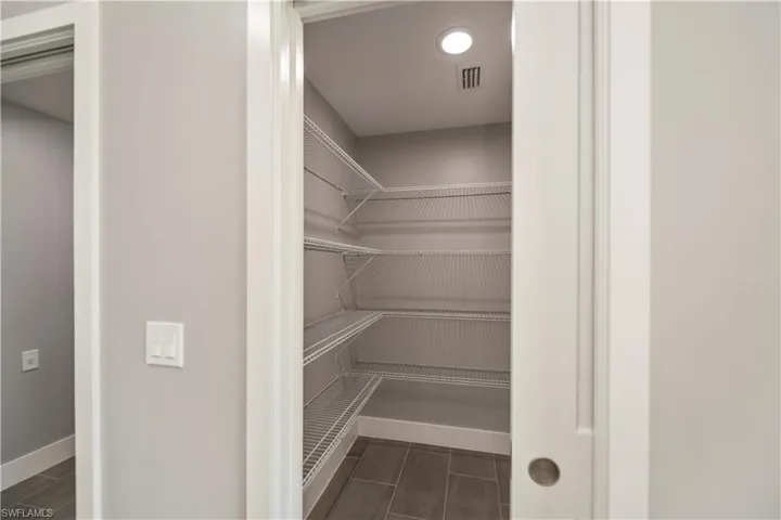 View of storage area