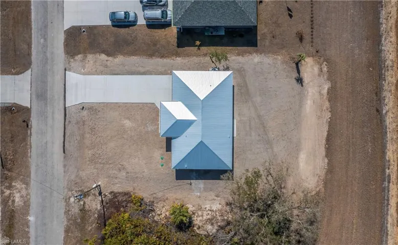 Aerial view of property and surrounding area