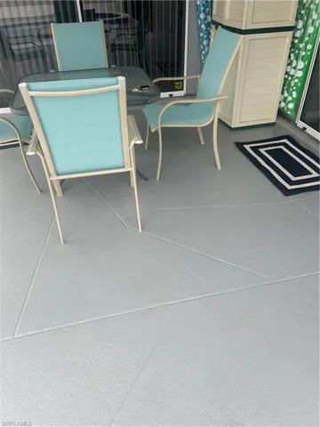 View of patio