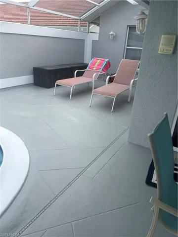 View of patio
