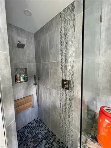 Full bath with a stall shower