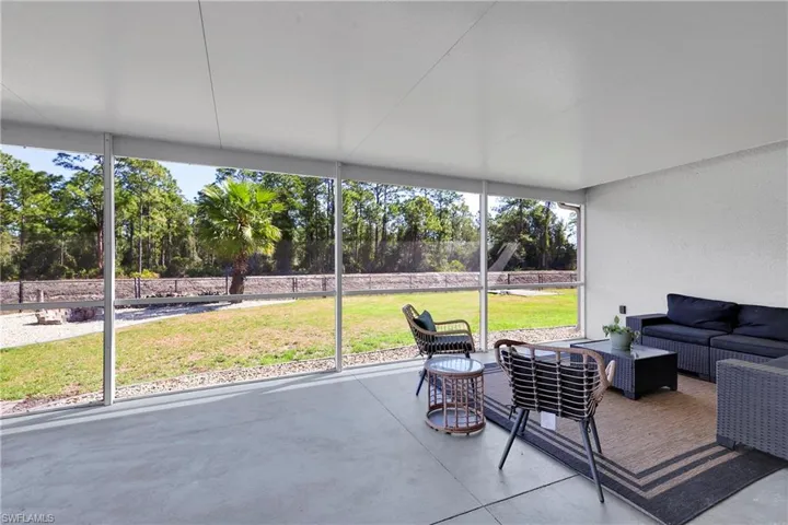 Large Outdoor living space and a patio area, perfect for entertaining