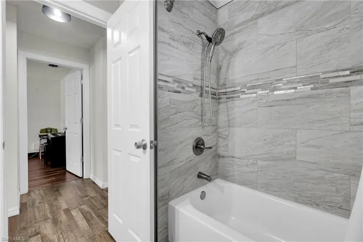 Full bath with  shower combination