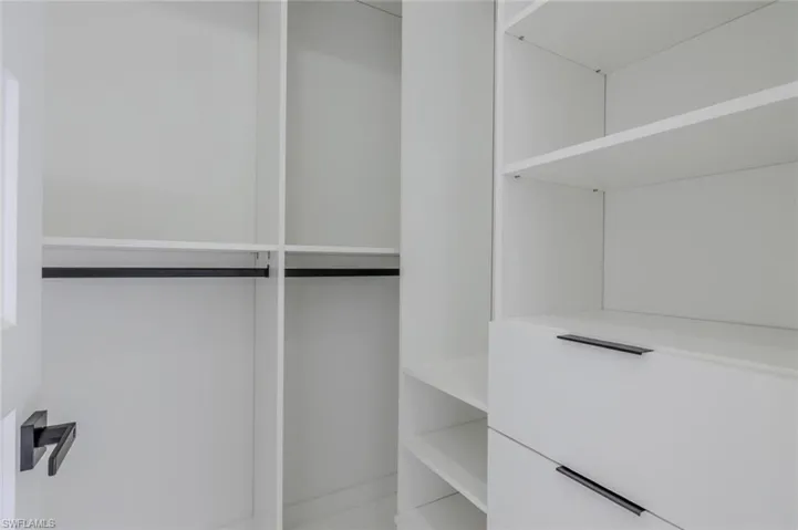 View of spacious closet