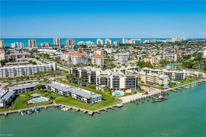 Bird's eye view featuring a city view and a water view
