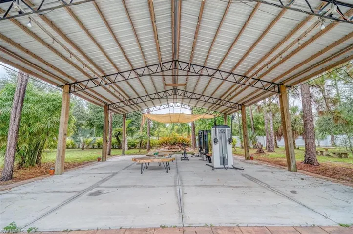 View of patio