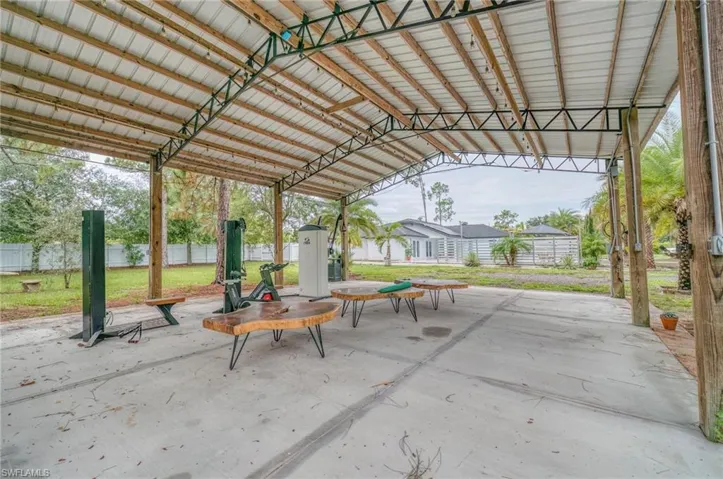 View of patio