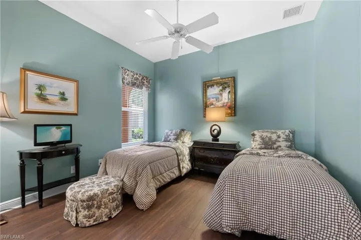 28311 Nautica Lane Bonita Springs FL 34135 - Bedroom 2 with luxury vinyl flooring