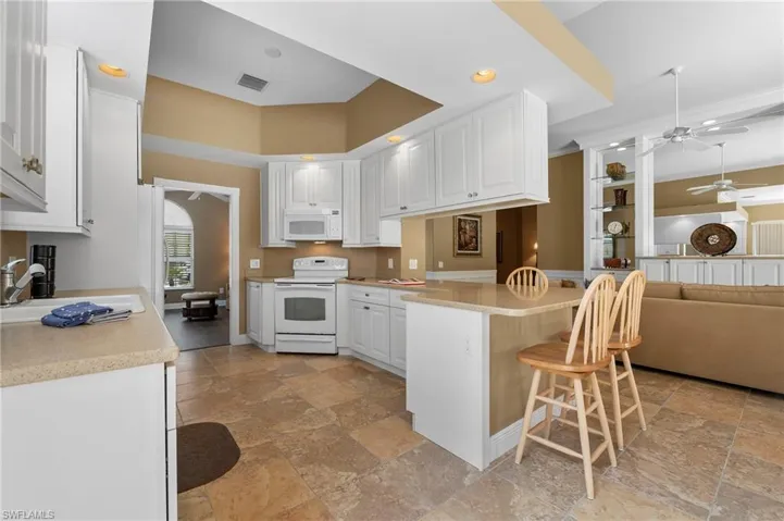 28311 Nautica Lane Bonita Springs FL 34135 - Kitchen view from side slider