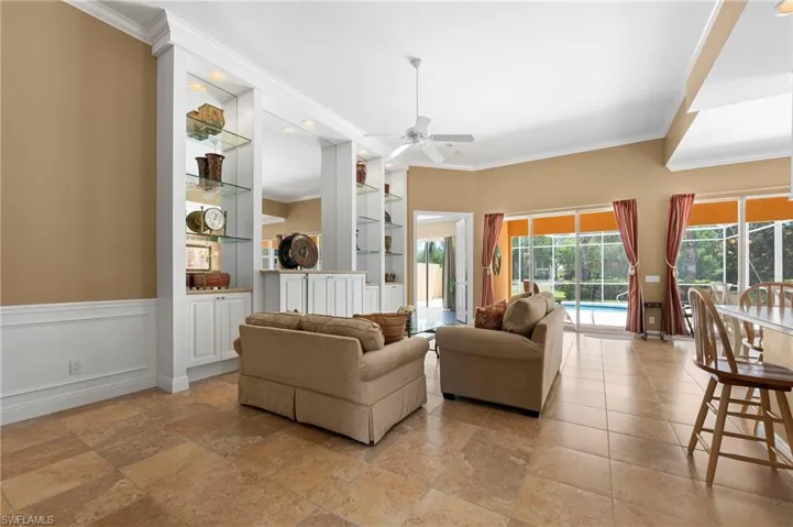 28311 Nautica Lane Bonita Springs FL 34135 - Living room view from foyer