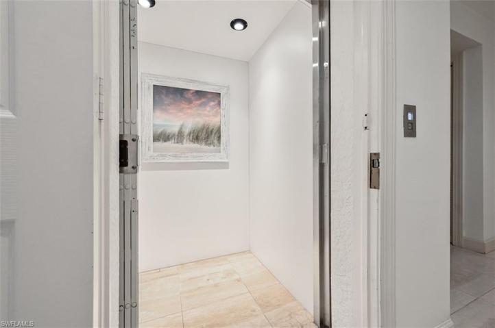 Private elevator goes to three floors