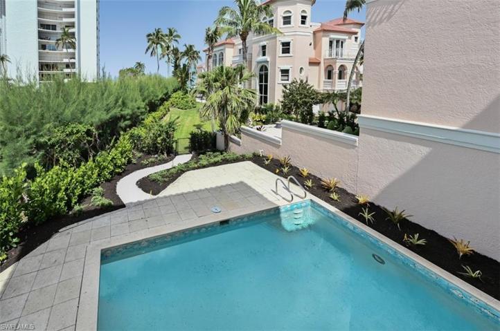 Newly resurfaced pool