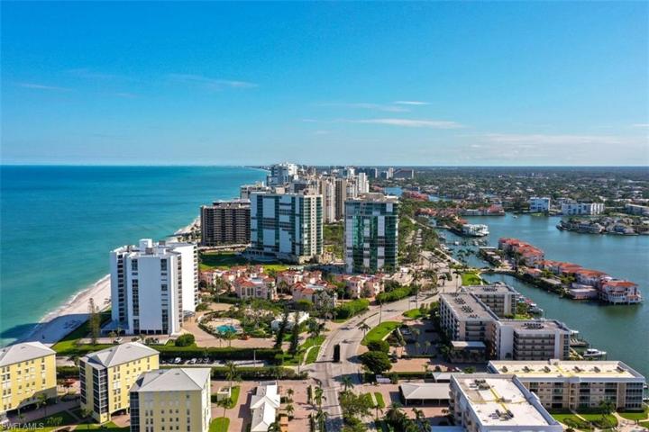 Right between Venetian Bay and the Gulf of Mexico