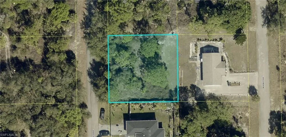 Property Survey Map. Indicating the parcel boundaries and site dimensions of the property