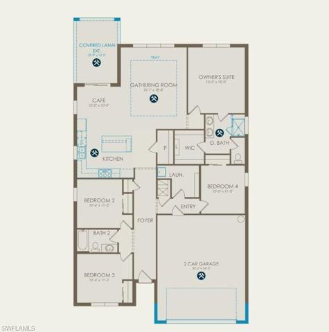 Floor plan for this home - Lot 3109