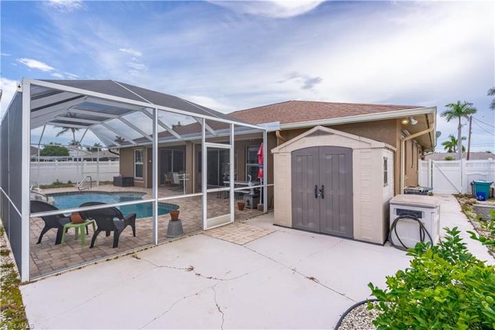Storage Shed stays with property