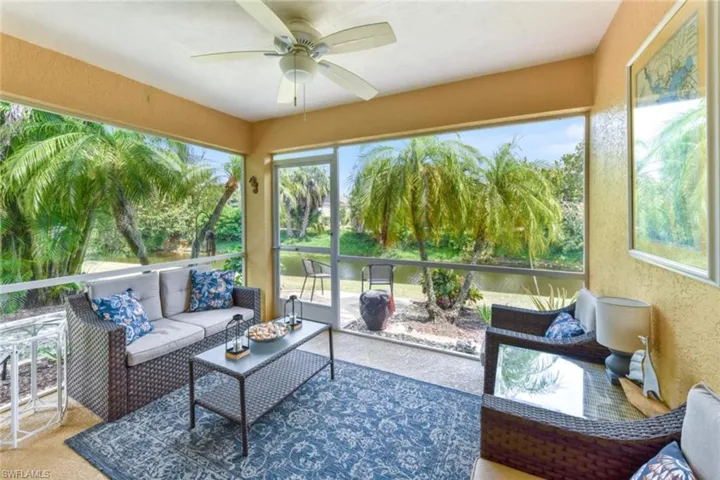 Lanai with water view