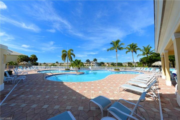 Beautiful Resort Style Community Pool and Spa located at the main clubhouse with beautiful Lakefront and Fountain Views! Features Beautiful Brick Paved Deck and extensive seating and sunning areas!
