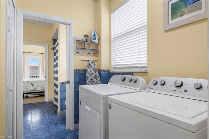 FIRST floor bathroom 1 and laundry