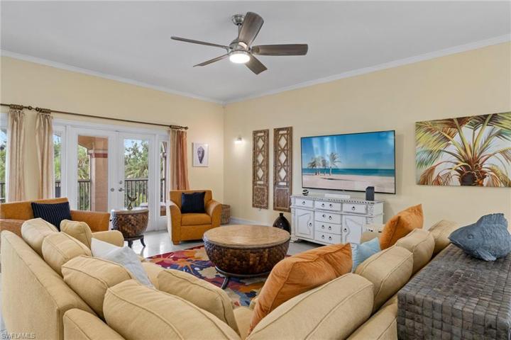 FIRST floor living room viewing TV and entry