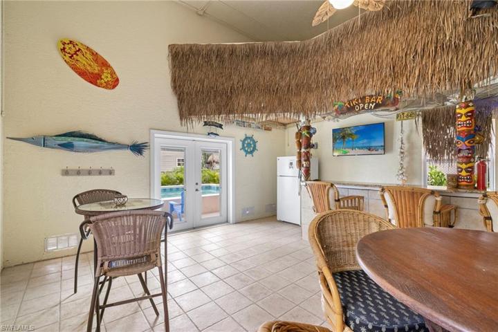Tiki Bar leads to POOL