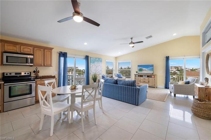 SECOND floor living room, dining and kitchen general view
